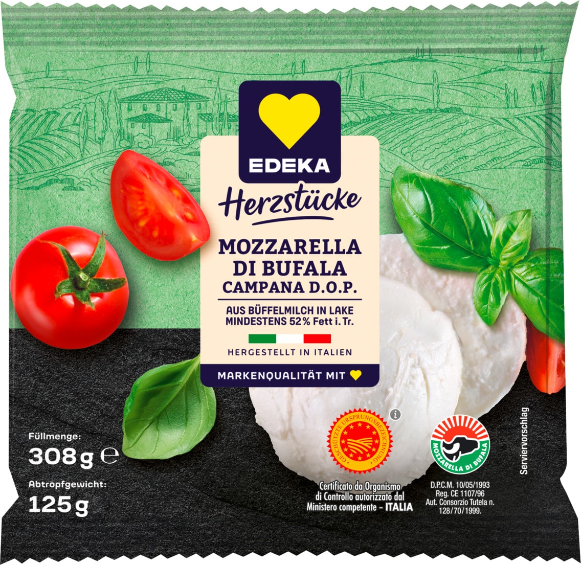 EDEKA Herzstücke Mozzarella Di Bufala