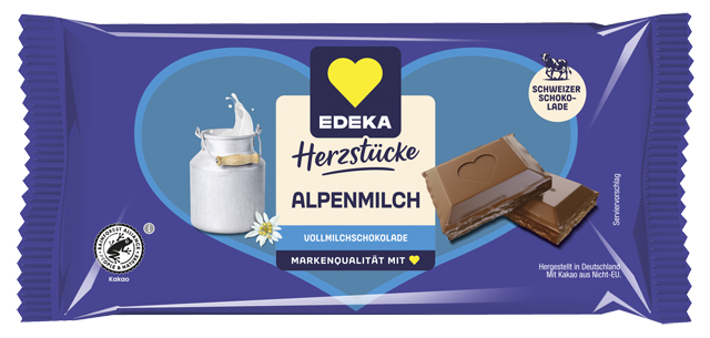 3 Stück¹ EDEKA Herzstücke Schokolade 