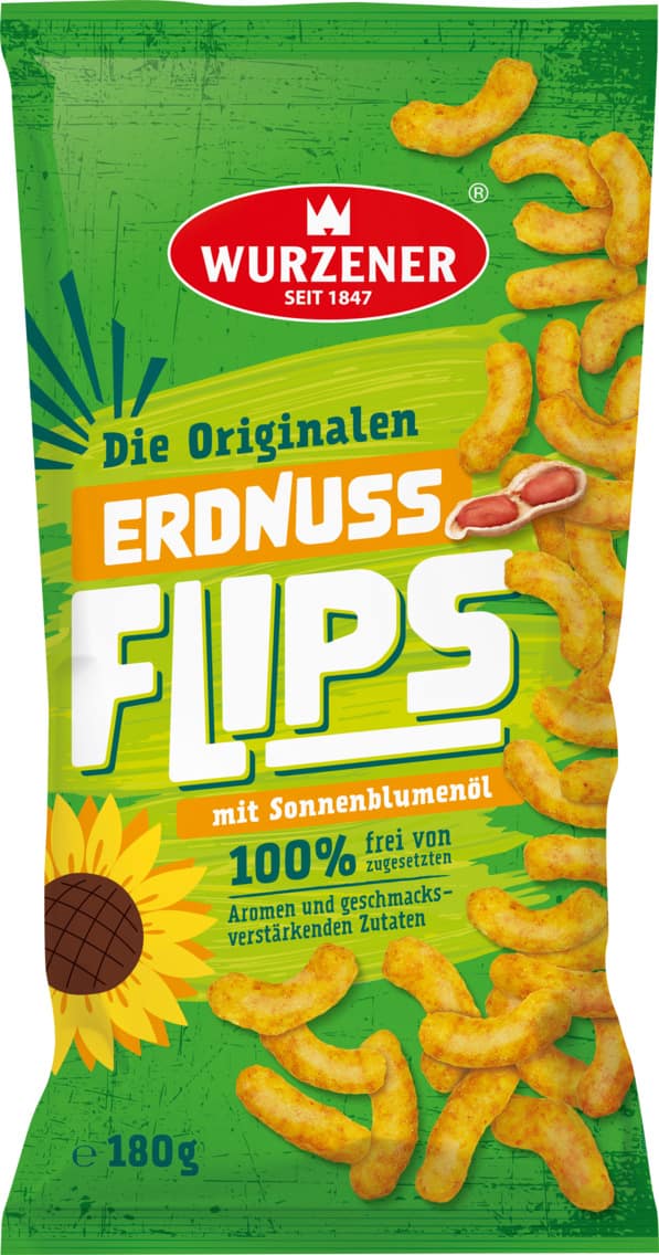 Wurzener Die Originalen Erdnuss Flips