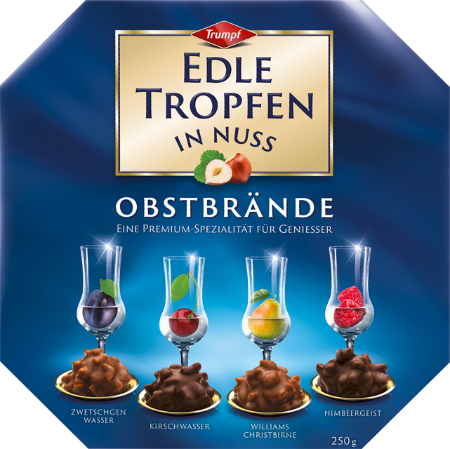 Trumpf Edle Tropfen in Nuss