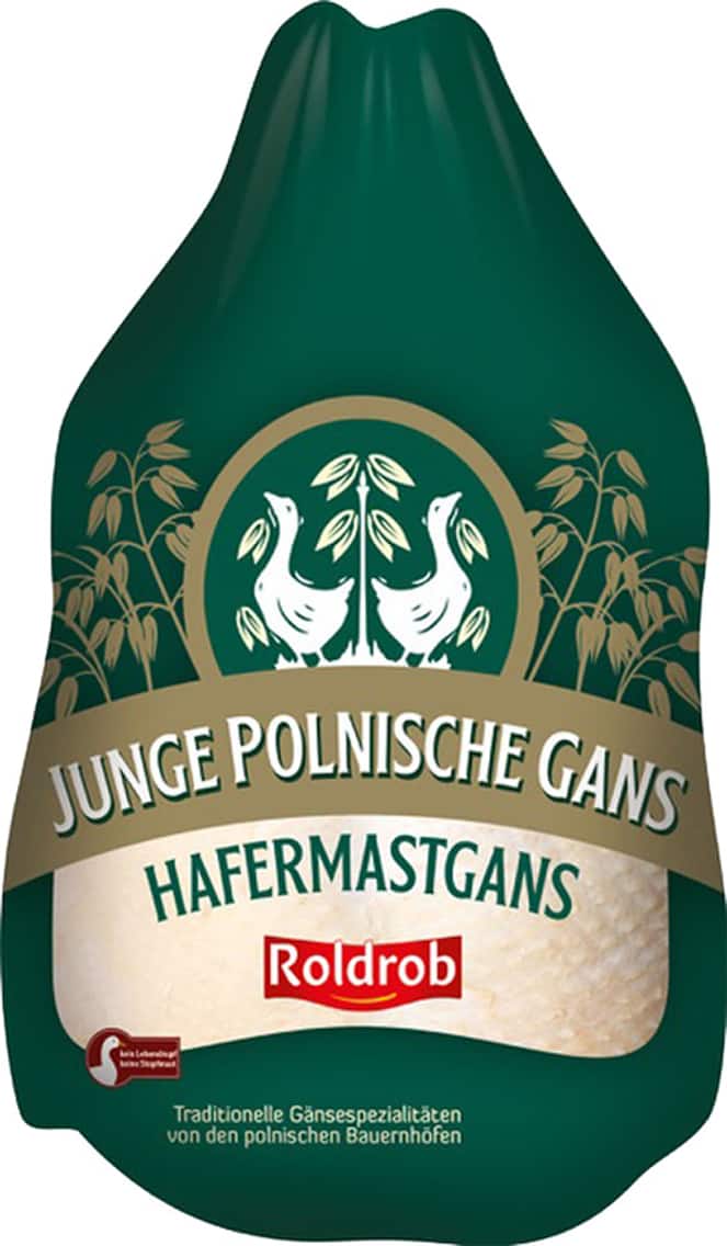 Junge Hafermast Gans