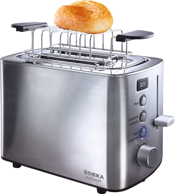 EDEKA zuhause Edelstahl Toaster TO24-182