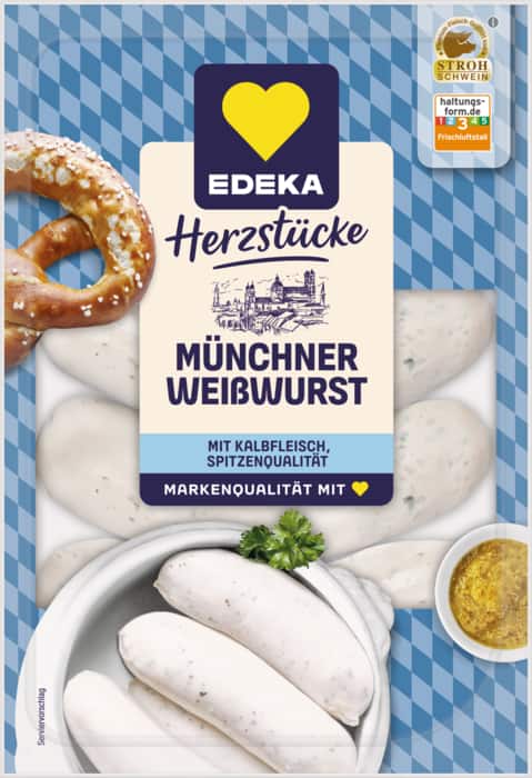EDEKA Herzstücke Münchner Weißwurst