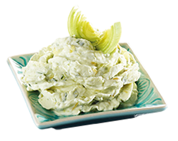 Frische Lauchterrine