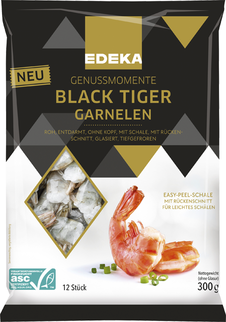 EDEKA Genussmomente Black Tiger Garnelen