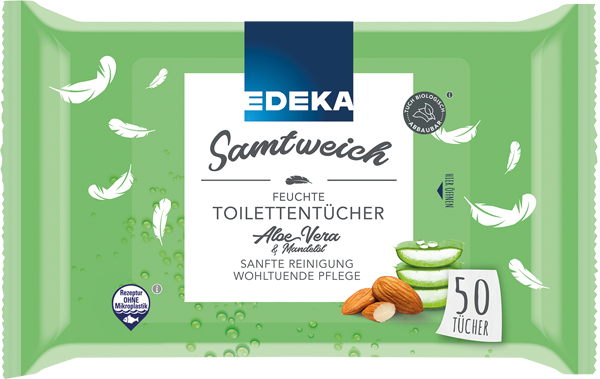 EDEKA Samtweich feuchte Toilettentücher