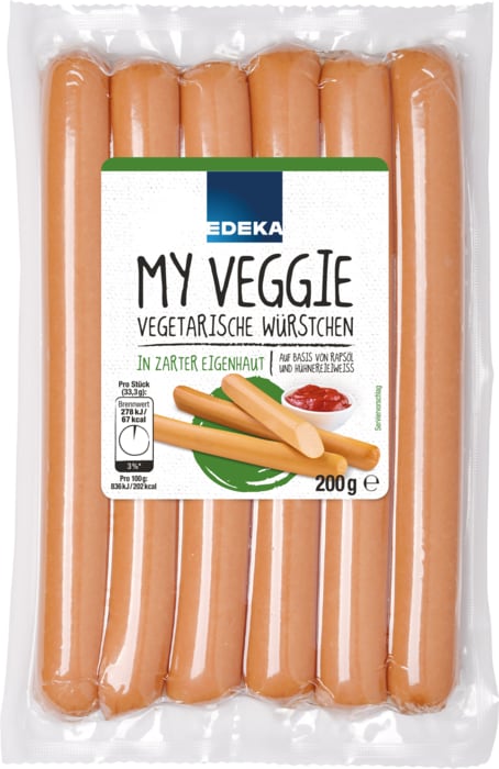 EDEKA MY Veggie Vegetarische Würstchen