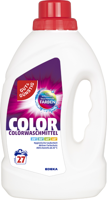 Gut & Günstig Colorwaschmittel oder Vollwaschmittel 