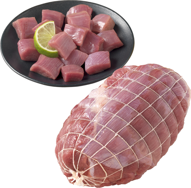 Puten-Rollbraten oder Puten-Ragout