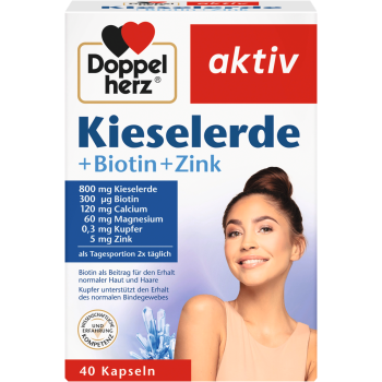Doppelherz aktiv Kieselerde + Biotin + Zink