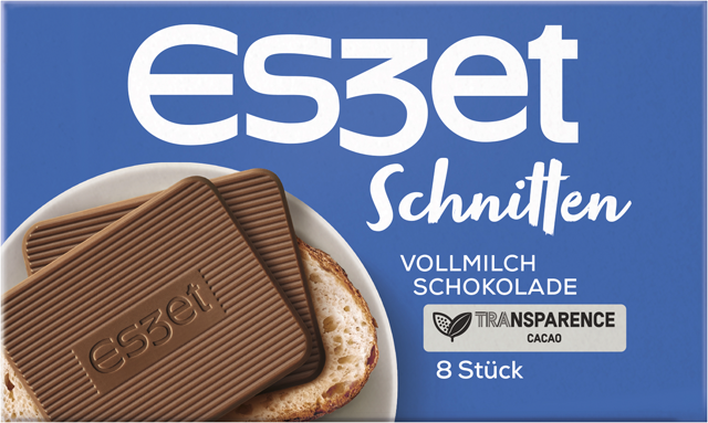 Eszet Schnitten Vollmilch oder Zartbitter