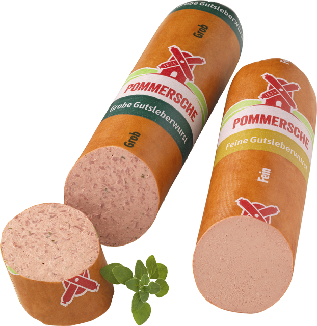 Pommersche Gutsleberwurst grob oder fein