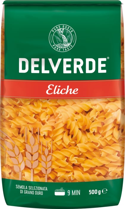 Delverde Pasta aus 100% Hartweizen oder Vollkorn oder Tomaten