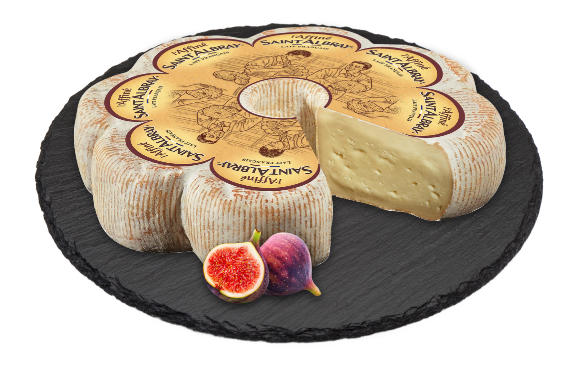 Saint Albray, Saint Agur oder Chaumes französischer Weichkäse, extra