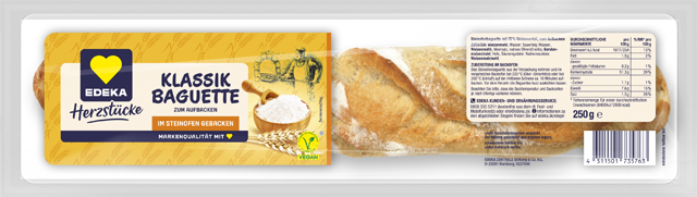 Donnerstag bis Samstag: EDEKA Herzstücke Klassik Baguette