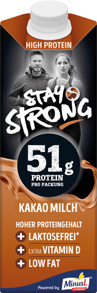 Stay Strong Protein-Kakao-Milch