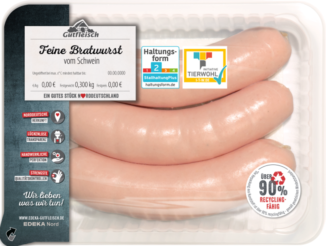 Gutfleisch Frische feine Bratwurst