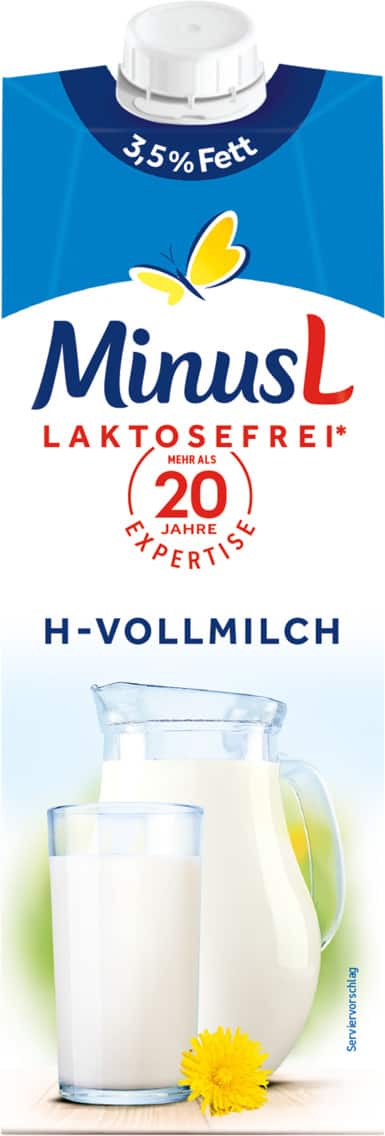 Minus L Laktosefreie H-Milch oder Frische Milch