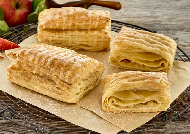 ¹Dinkel-Apfeltaschen – 3 Stück²