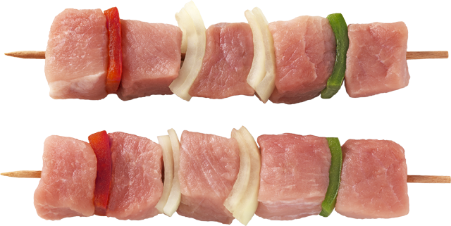 Schaschlik- oder Gyros-Spieße