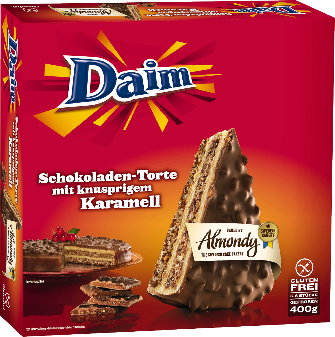 Almondy Mandeltorte oder Milka Torte