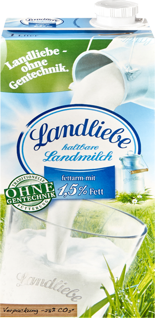 Landliebe haltbare Landmilch