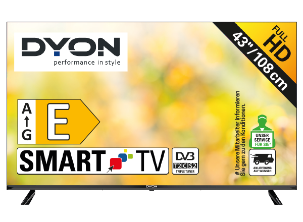 Dyon "Movie Smart 43 VX" 4K-UHD-TV