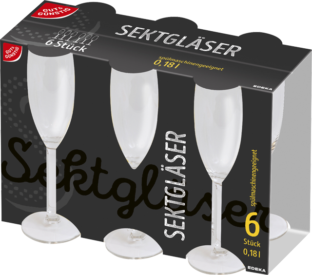Gut & Günstig Sektgläser
