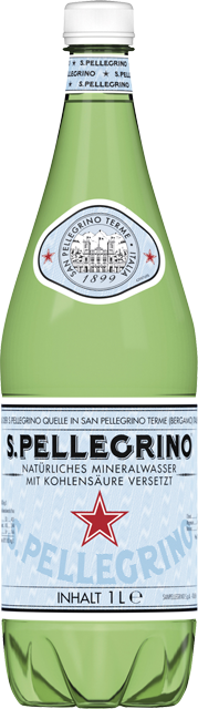 S. Pellegrino oder Acqua Panna Mineralwasser