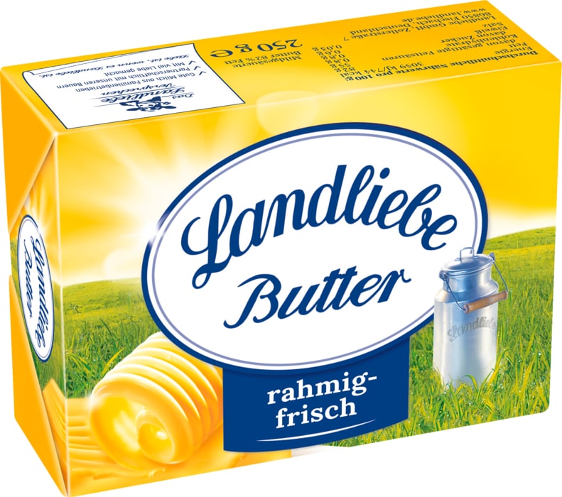 Landliebe Butter rahmig-frisch oder Die Streichzarte