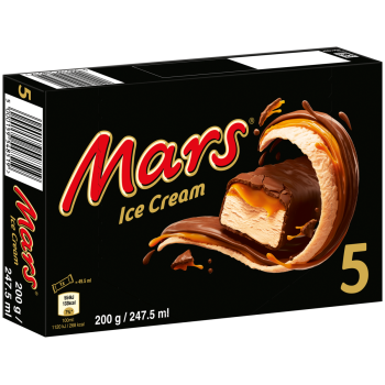 Mars, Snickers, Bounty oder Twix Ice Cream