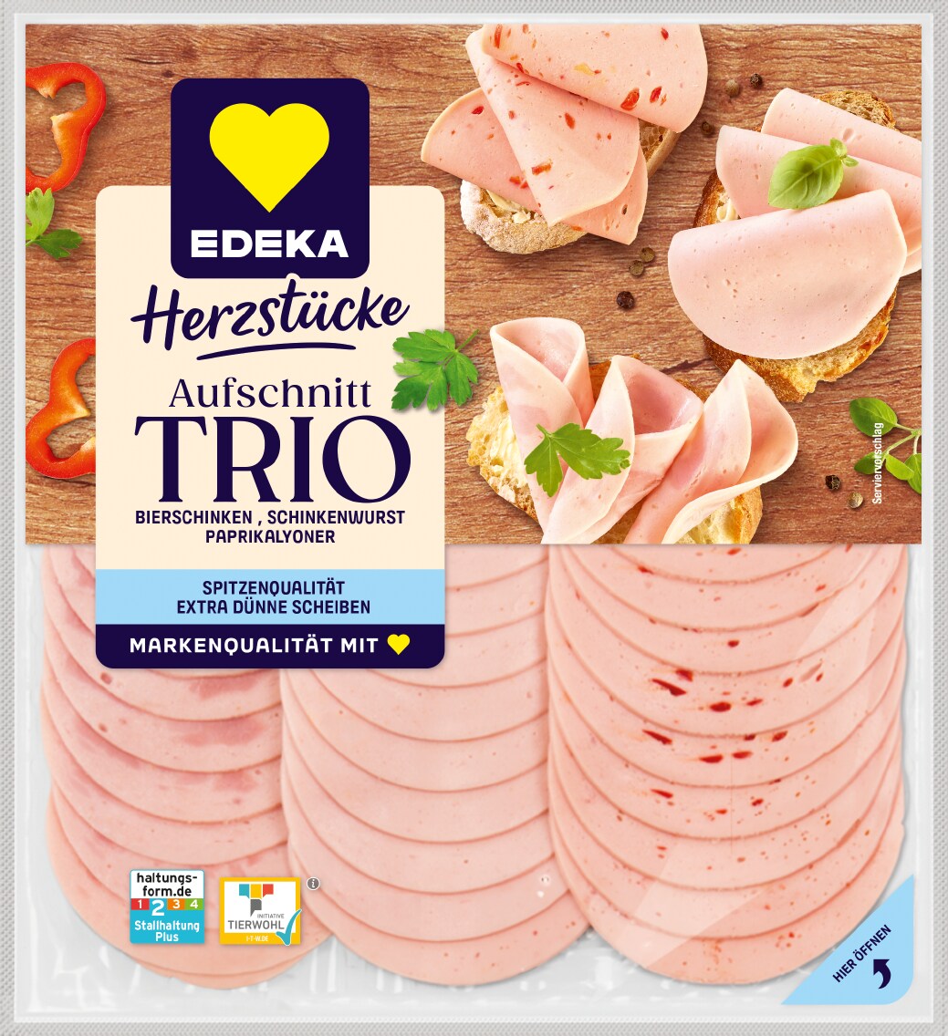 EDEKA Herzstücke Aufschnittplatte Trio