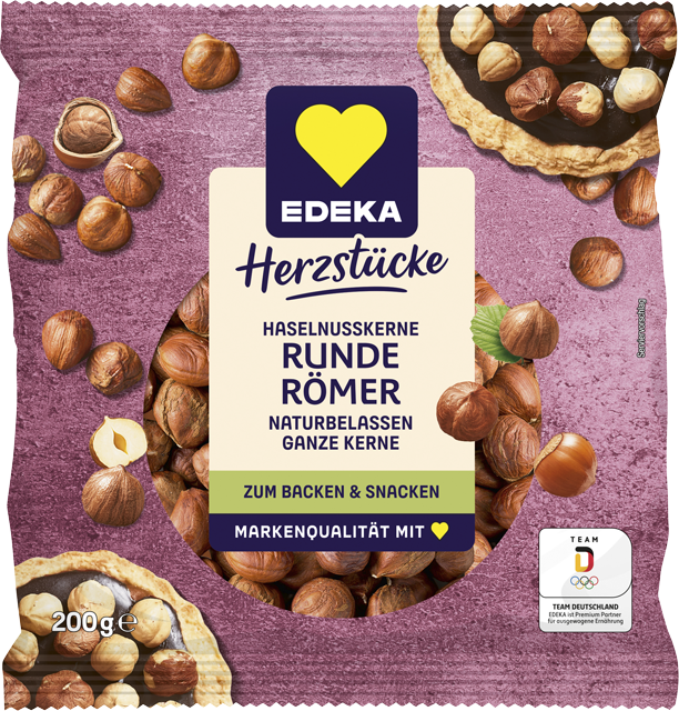 EDEKA Herzstücke Haselnusskerne Runde Römer ganz
