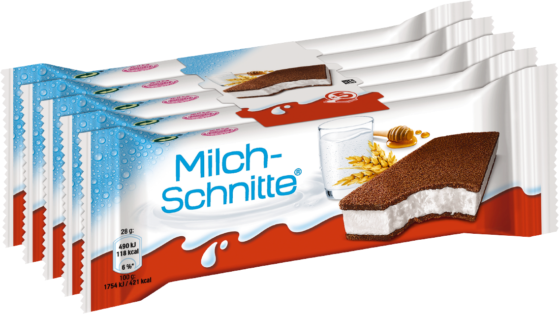 Milchschnitte oder Kinder Pingui oder Maxi King