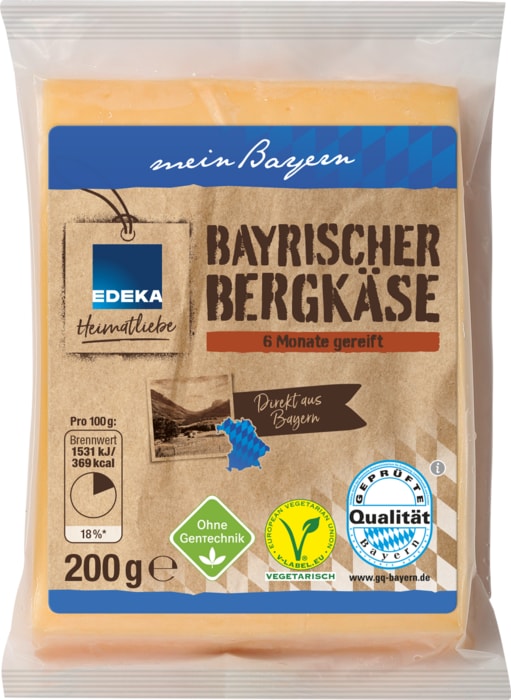 EDEKA Heimatliebe Bayrischer Bergkäse