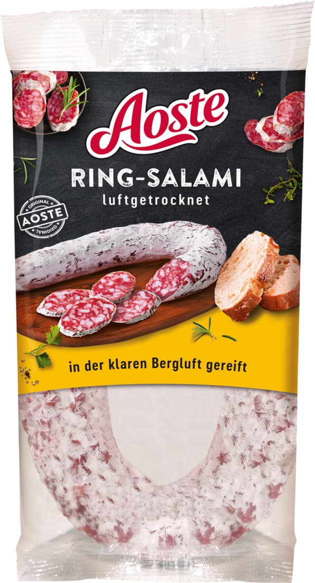 Aoste Ring- oder Kordelsalami