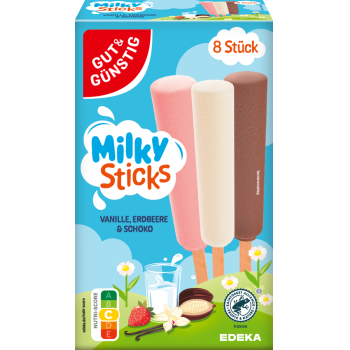 GUT & GÜNSTIG - Milky Sticks Milcheis
