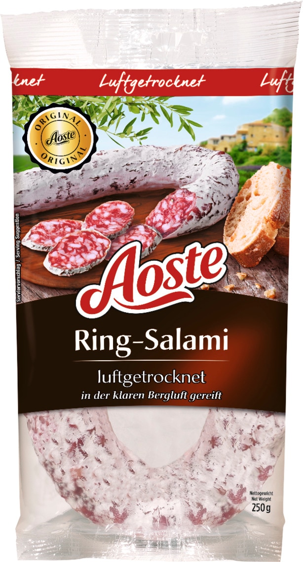 Aoste Ring- oder Kordelsalami