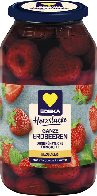 EDEKA Herzstücke ganze Erdbeeren