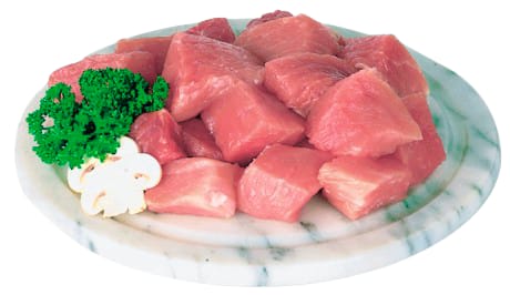 Strohschwein Gulasch oder Schnitzel*