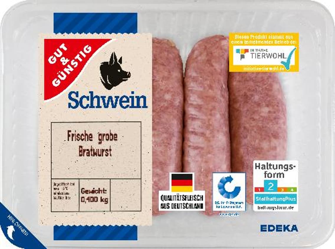 GUT&GÜNSTIG Grobe Bratwurst