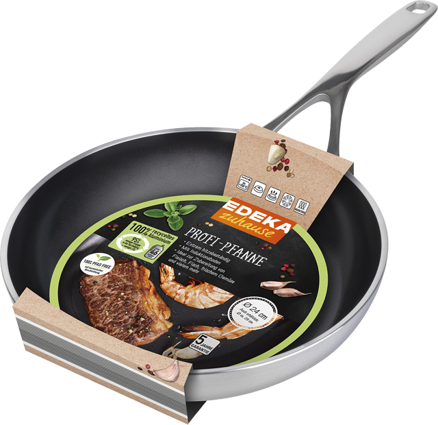 ¹EDEKA zuhause Profipfanne Ø 24 cm oder Ø 28 cm