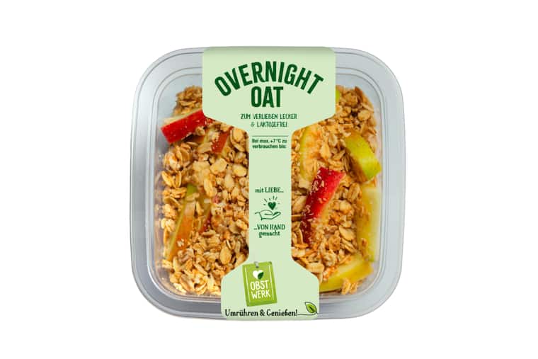 Overnight Oat Apfel-Zimt oder Obstsalat „Feelgood“