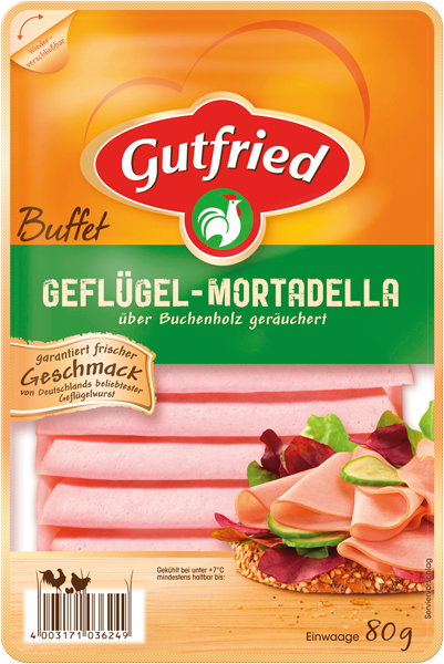 Gutfried "Buffet" Geflügel-Frischwurstaufschnitt