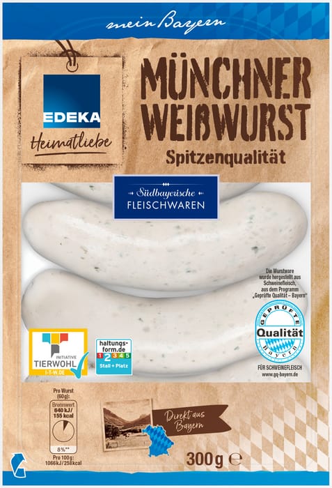 EDEKA Heimatliebe Münchner Weißwurst*