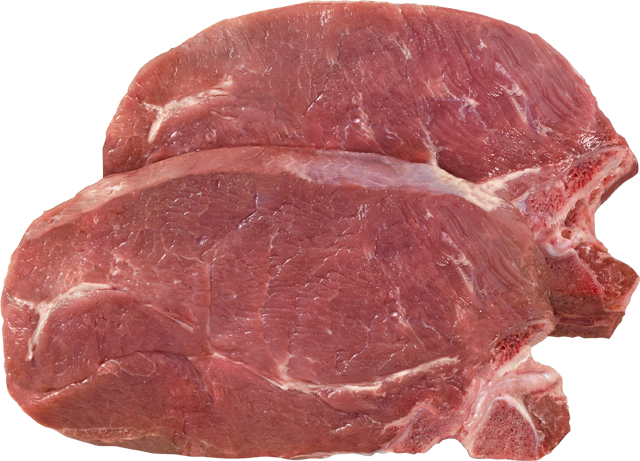 Schweine-Kammbraten oder Kammkoteletts