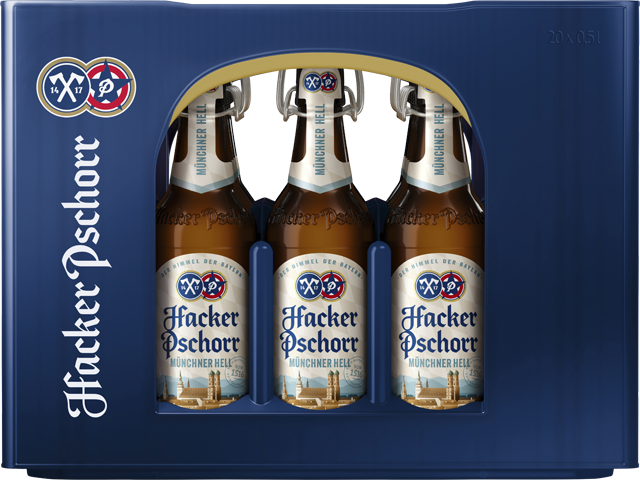 Hacker Pschorr Münchner Hell auch Alkoholfrei oder Naturradler auch Alkoholfrei 