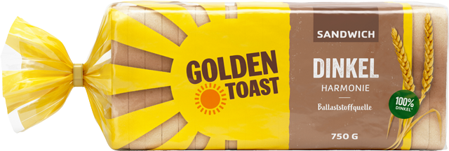 Donnerstag bis Samstag: Golden Toast Dinkel Harmonie Sandwich