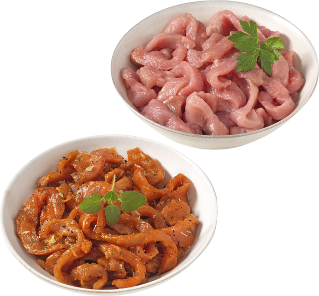 Gyros-Geschnetzeltes oder Natur