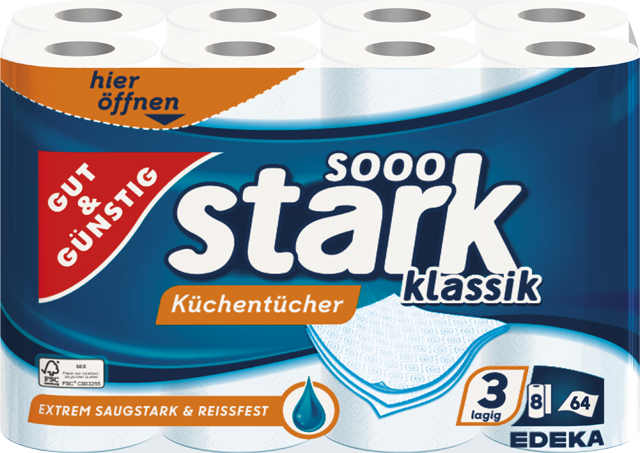 Gut & Günstig Küchentücher Klassik 
